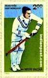CRICKET - INDIA - VIJAY MERCHANT 1657 Indian Post